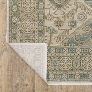 Oriental Weavers Maeve Indoor Area Rug In Subtly Pigmented Colors - Modern Persian Style With Bohemian Flair Beige,Teal Polypropylene Mmae05100153st