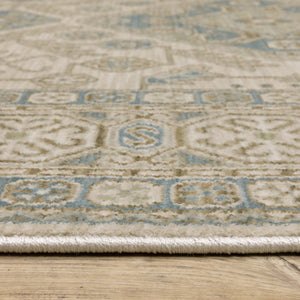 Oriental Weavers Maeve Indoor Area Rug In Subtly Pigmented Colors - Modern Persian Style With Bohemian Flair Beige,Teal Polypropylene Mmae05100153st