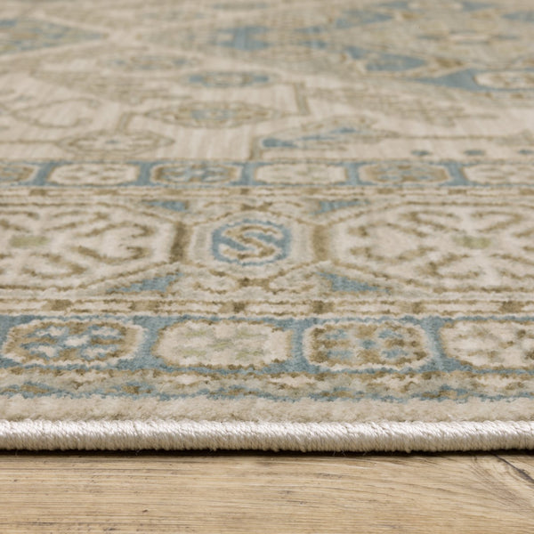 Oriental Weavers Maeve Indoor Area Rug In Subtly Pigmented Colors - Modern Persian Style With Bohemian Flair Beige,Teal Polypropylene Mmae05100153st