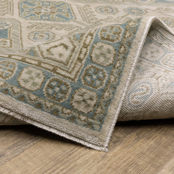 Oriental Weavers Maeve Indoor Area Rug In Subtly Pigmented Colors - Modern Persian Style With Bohemian Flair Beige,Teal Polypropylene Mmae05100153st