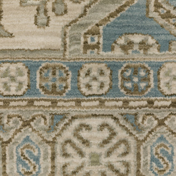 Oriental Weavers Maeve Indoor Area Rug In Subtly Pigmented Colors - Modern Persian Style With Bohemian Flair Beige,Teal Polypropylene Mmae05100153st