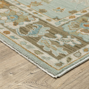 Oriental Weavers Maeve Indoor Area Rug - Modern Persian Design With Bohemian Flair In Soft Neutral Tones Teal,Rust Polypropylene Mmae06068235st