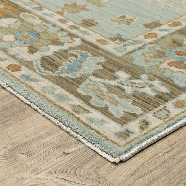 Oriental Weavers Maeve Indoor Area Rug - Modern Persian Design With Bohemian Flair In Soft Neutral Tones Teal,Rust Polypropylene Mmae06068235st