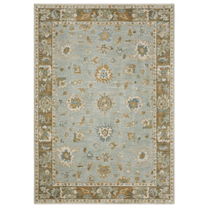 Oriental Weavers Maeve Indoor Area Rug - Modern Persian Design With Bohemian Flair In Soft Neutral Tones Teal,Rust Polypropylene Mmae06068235st