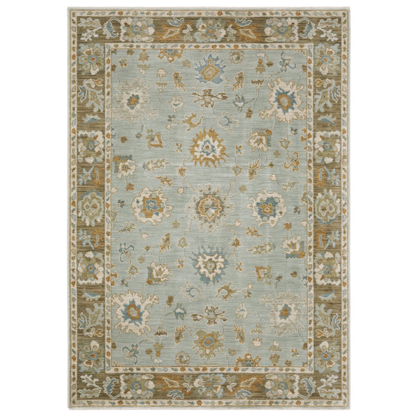 Oriental Weavers Maeve Indoor Area Rug - Modern Persian Design With Bohemian Flair In Soft Neutral Tones Teal,Rust Polypropylene Mmae06068235st