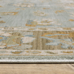 Oriental Weavers Maeve Indoor Area Rug - Modern Persian Design With Bohemian Flair In Soft Neutral Tones Teal,Rust Polypropylene Mmae06068235st