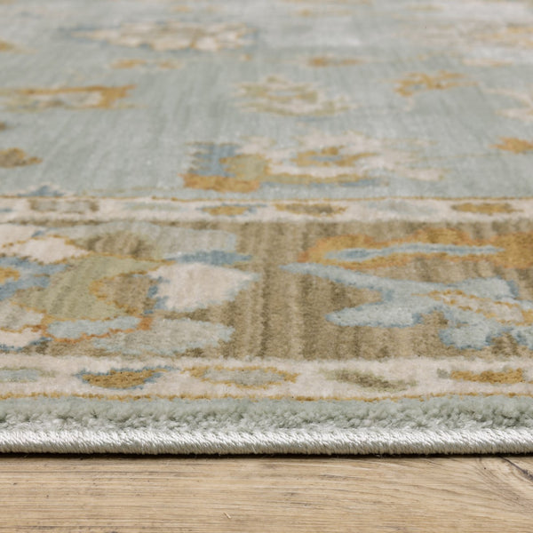 Oriental Weavers Maeve Indoor Area Rug - Modern Persian Design With Bohemian Flair In Soft Neutral Tones Teal,Rust Polypropylene Mmae06068235st