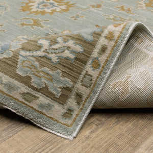 Oriental Weavers Maeve Indoor Area Rug - Modern Persian Design With Bohemian Flair In Soft Neutral Tones Teal,Rust Polypropylene Mmae06068235st