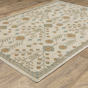 Oriental Weavers Maeve Indoor Area Rug - Modern Bohemian Design With Neutral Tones And Soft Space-dyed Texture Beige,Rust Polypropylene Mmae07100153st