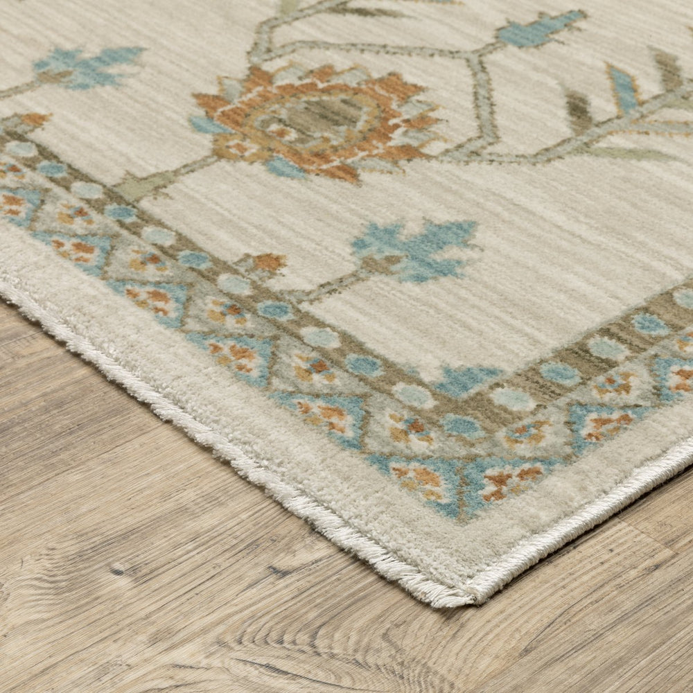 Oriental Weavers Maeve Indoor Area Rug - Modern Bohemian Design With Neutral Tones And Soft Space-dyed Texture Beige,Rust Polypropylene Mmae07100153st