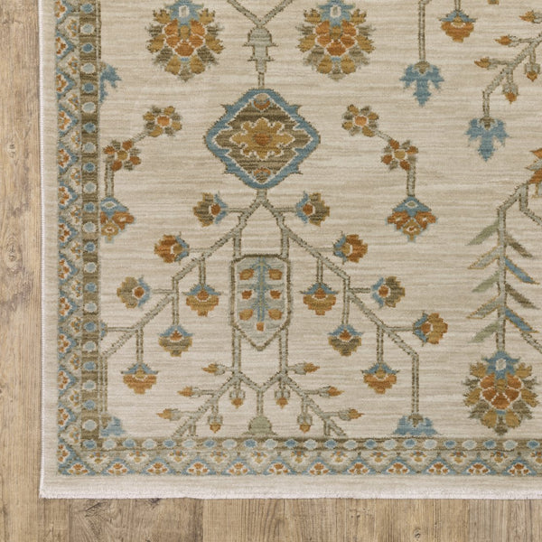 Oriental Weavers Maeve Indoor Area Rug - Modern Bohemian Design With Neutral Tones And Soft Space-dyed Texture Beige,Rust Polypropylene Mmae07100153st