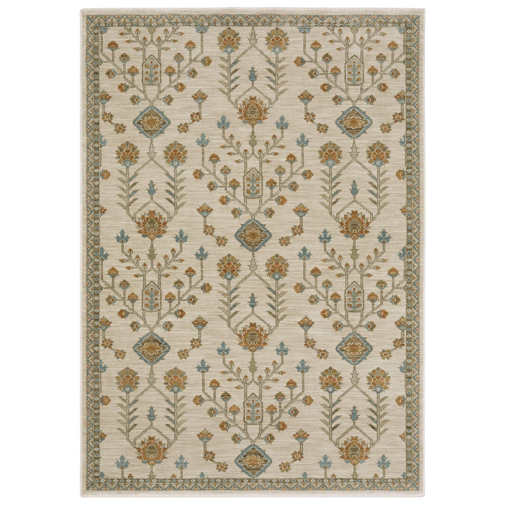 Oriental Weavers Maeve Indoor Area Rug - Modern Bohemian Design With Neutral Tones And Soft Space-dyed Texture Beige,Rust Polypropylene Mmae07100153st
