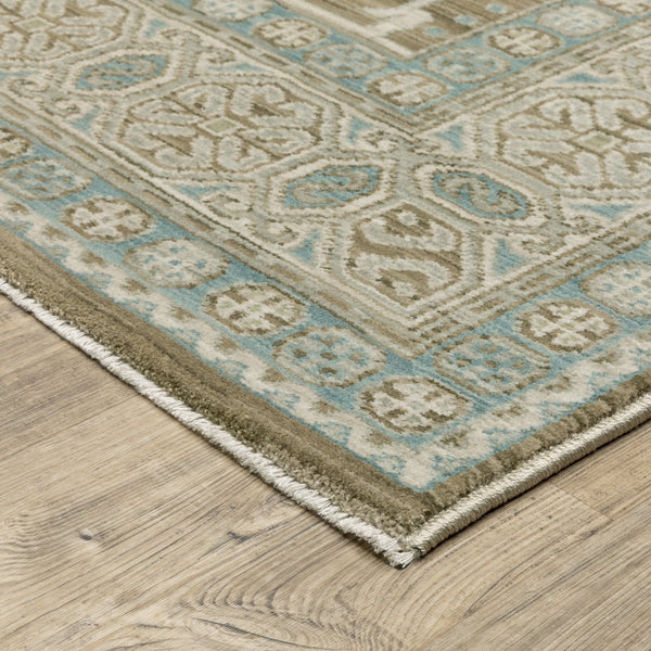 Oriental Weavers Maeve Indoor Area Rug - Sophisticated Neutral Tones With Bohemian Flair For Modern Home Décor Brown,Blue Polypropylene Mmae08100153st