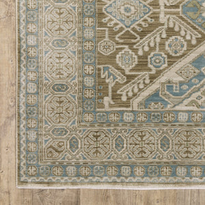 Oriental Weavers Maeve Indoor Area Rug - Sophisticated Neutral Tones With Bohemian Flair For Modern Home Décor Brown,Blue Polypropylene Mmae08100153st
