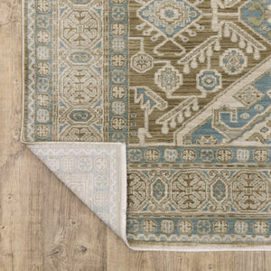 Oriental Weavers Maeve Indoor Area Rug - Sophisticated Neutral Tones With Bohemian Flair For Modern Home Décor Brown,Blue Polypropylene Mmae08100153st