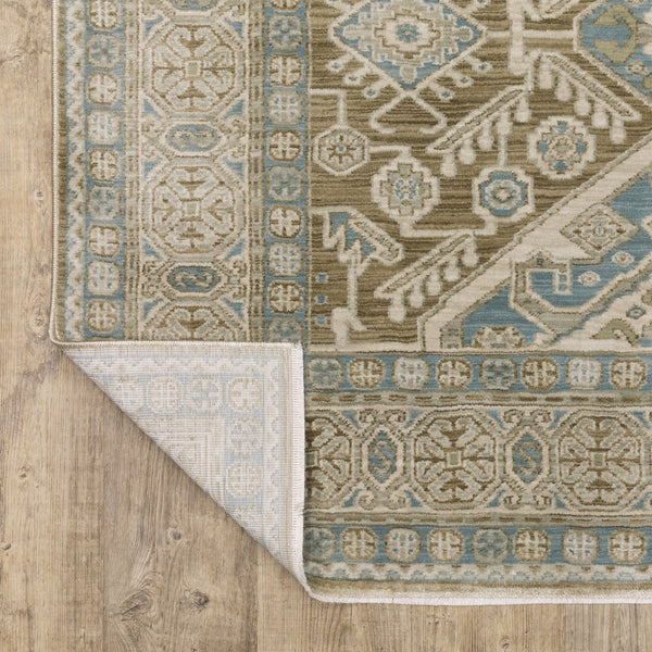 Oriental Weavers Maeve Indoor Area Rug - Sophisticated Neutral Tones With Bohemian Flair For Modern Home Décor Brown,Blue Polypropylene Mmae08100153st