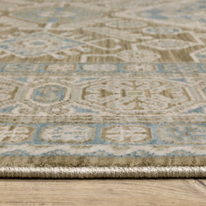 Oriental Weavers Maeve Indoor Area Rug - Sophisticated Neutral Tones With Bohemian Flair For Modern Home Décor Brown,Blue Polypropylene Mmae08100153st