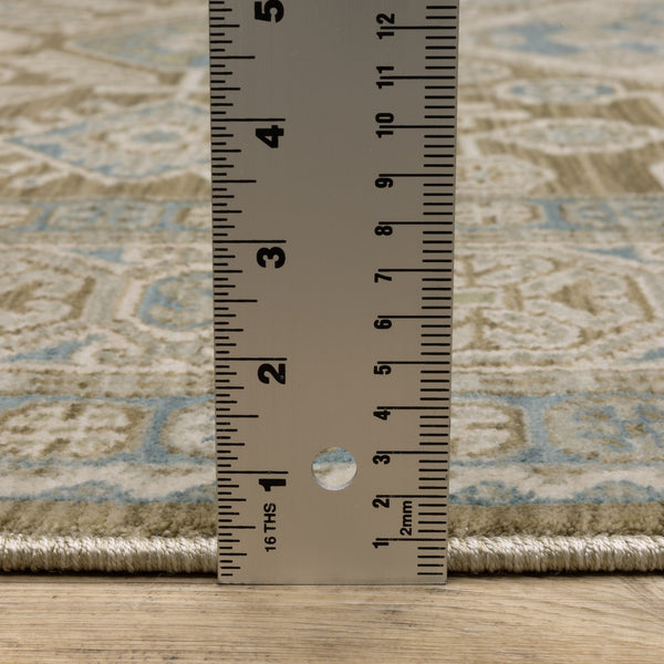 Oriental Weavers Maeve Indoor Area Rug - Sophisticated Neutral Tones With Bohemian Flair For Modern Home Décor Brown,Blue Polypropylene Mmae08100153st