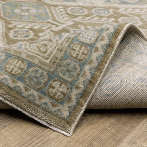 Oriental Weavers Maeve Indoor Area Rug - Sophisticated Neutral Tones With Bohemian Flair For Modern Home Décor Brown,Blue Polypropylene Mmae08100153st