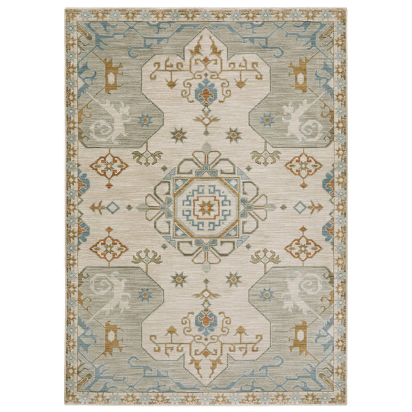 Oriental Weavers Maeve Indoor Area Rug – Modern Neutral Tones With Bohemian Flair For A Stylish Home Décor Upgrade Beige,Grey Polypropylene Mmae09100153st
