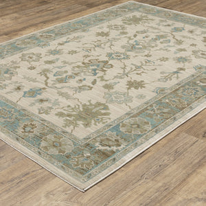 Oriental Weavers Maeve Indoor Area Rug - Ethereal Neutral Palette With Bohemian Flair For Modern Home Décor Beige,Teal Polypropylene Mmae10240340st