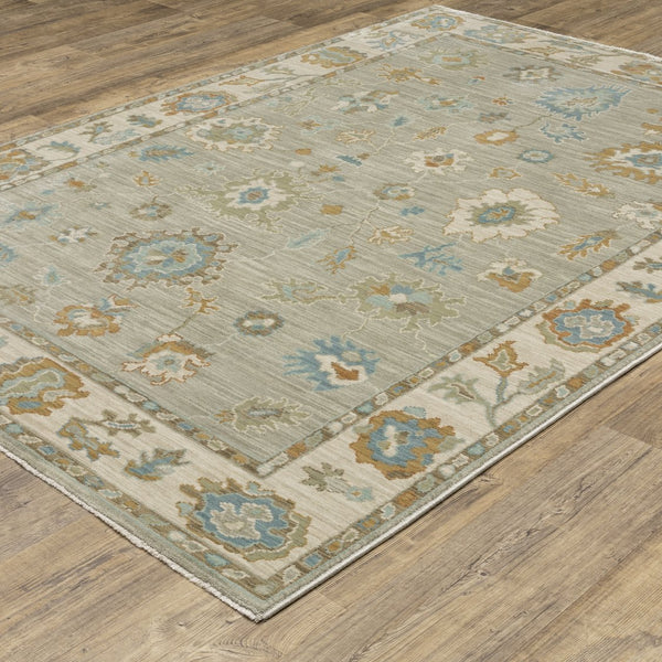 Oriental Weavers Maeve Indoor Area Rug - Elegant Neutral Tones With Bohemian Flair For Modern Home Décor Essentials Grey,Blue Polypropylene Mmae11240340st