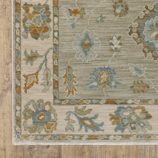 Oriental Weavers Maeve Indoor Area Rug - Elegant Neutral Tones With Bohemian Flair For Modern Home Décor Essentials Grey,Blue Polypropylene Mmae11240340st