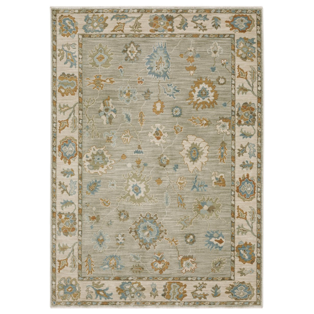 Oriental Weavers Maeve Indoor Area Rug - Elegant Neutral Tones With Bohemian Flair For Modern Home Décor Essentials Grey,Blue Polypropylene Mmae11240340st