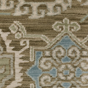 Oriental Weavers Maeve Indoor Area Rug - Soft Space-dyed Polypropylene With Modern Bohemian Flair & Neutral Tones Brown,Teal Polypropylene Mmae13068235st