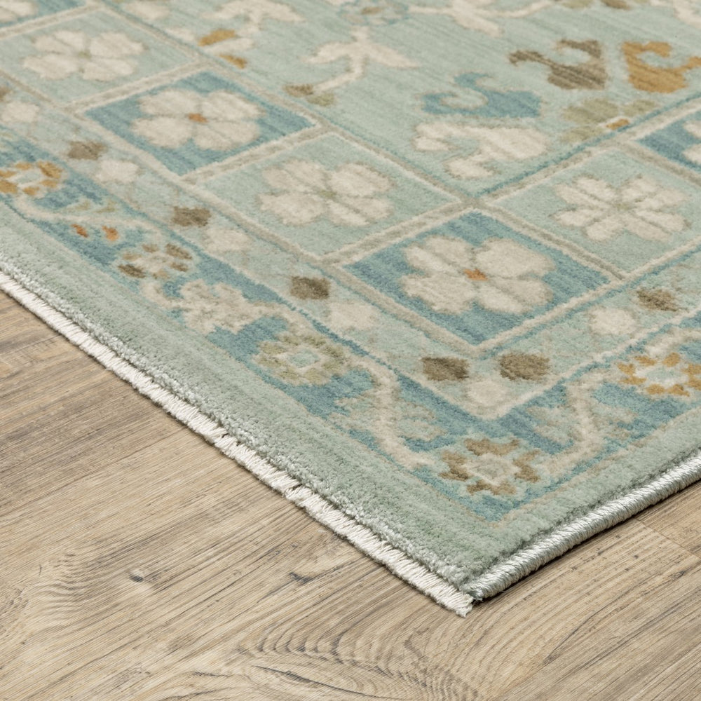 Oriental Weavers Maeve Indoor Area Rug - Modern Persian Design With Soft Colors For A Bohemian Touch In Any Space Teal,Blue Polypropylene Mmae14160235st