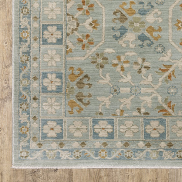 Oriental Weavers Maeve Indoor Area Rug - Modern Persian Design With Soft Colors For A Bohemian Touch In Any Space Teal,Blue Polypropylene Mmae14160235st