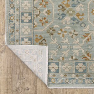 Oriental Weavers Maeve Indoor Area Rug - Modern Persian Design With Soft Colors For A Bohemian Touch In Any Space Teal,Blue Polypropylene Mmae14160235st