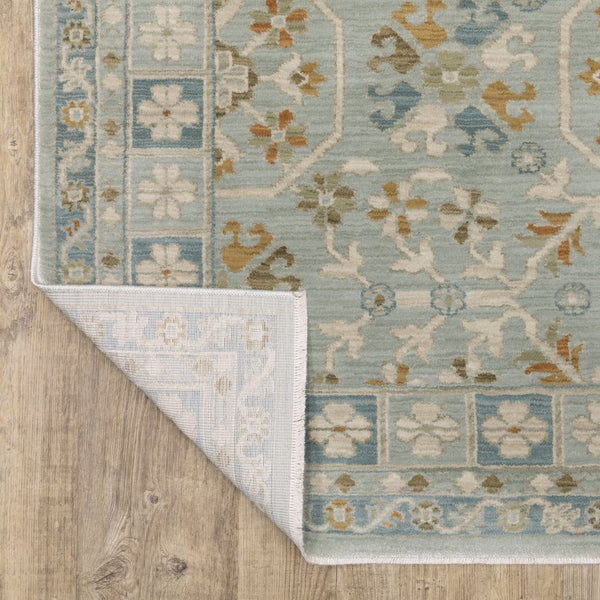 Oriental Weavers Maeve Indoor Area Rug - Modern Persian Design With Soft Colors For A Bohemian Touch In Any Space Teal,Blue Polypropylene Mmae14160235st