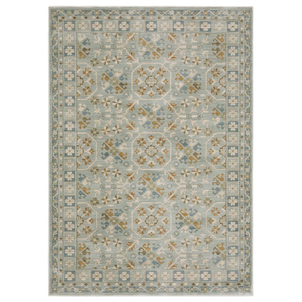 Oriental Weavers Maeve Indoor Area Rug - Modern Persian Design With Soft Colors For A Bohemian Touch In Any Space Teal,Blue Polypropylene Mmae14160235st