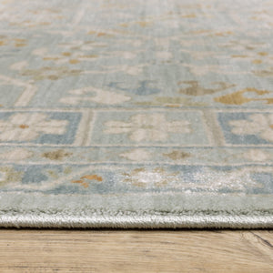 Oriental Weavers Maeve Indoor Area Rug - Modern Persian Design With Soft Colors For A Bohemian Touch In Any Space Teal,Blue Polypropylene Mmae14160235st