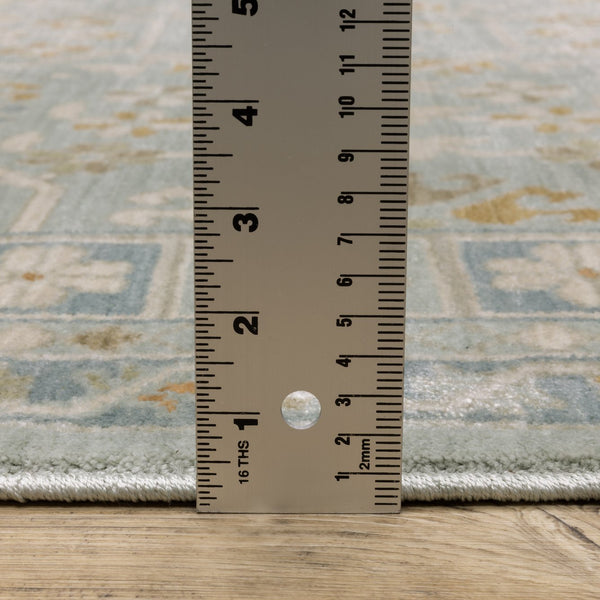 Oriental Weavers Maeve Indoor Area Rug - Modern Persian Design With Soft Colors For A Bohemian Touch In Any Space Teal,Blue Polypropylene Mmae14160235st