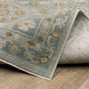 Oriental Weavers Maeve Indoor Area Rug - Modern Persian Design With Soft Colors For A Bohemian Touch In Any Space Teal,Blue Polypropylene Mmae14160235st