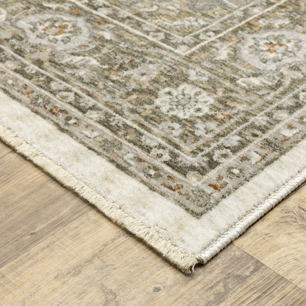 Oriental Weavers Maharaja Indoor Area Rug - Elegant Power Loomed Design In Timeless Neutral And Mellow Color Palette Ivory,Gold Polyester M1144y300394st