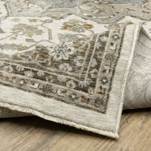 Oriental Weavers Maharaja Indoor Area Rug - Elegant Power Loomed Design In Timeless Neutral And Mellow Color Palette Ivory,Gold Polyester M1144y300394st