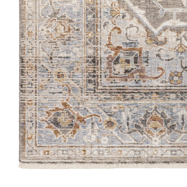 Oriental Weavers Maharaja Elegant Indoor Area Rug – Luxurious Softness And Timeless Design For Your Home Décor Grey,Blue Polyester M1803x100153st