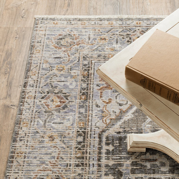 Oriental Weavers Maharaja Elegant Indoor Area Rug – Luxurious Softness And Timeless Design For Your Home Décor Grey,Blue Polyester M1803x100153st