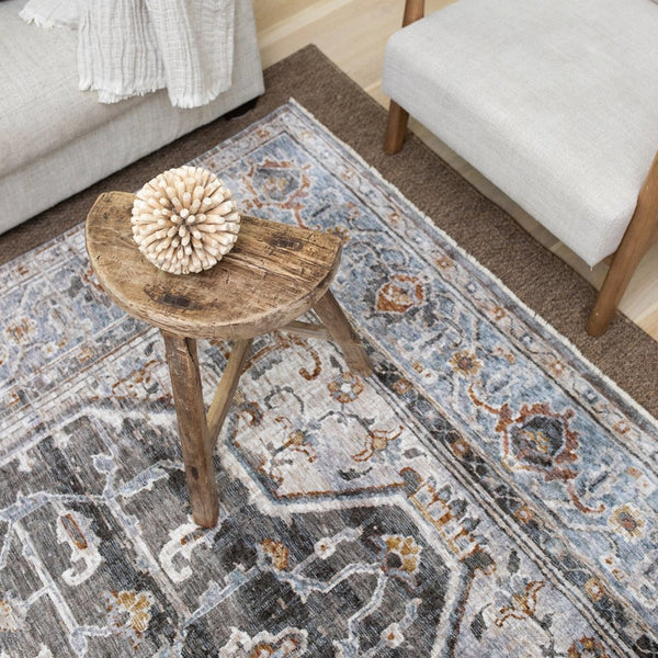 Oriental Weavers Maharaja Grey/Blue Indoor Area Rug - Luxurious Softness And Timeless Design For Elegant Spaces Grey,Blue Polyester M1803x240rdst