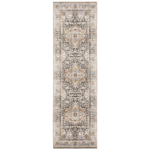 Oriental Weavers Maharaja Elegant Indoor Area Rug – Luxurious Softness And Timeless Design For Your Home Décor Grey,Blue Polyester M1803x068235st