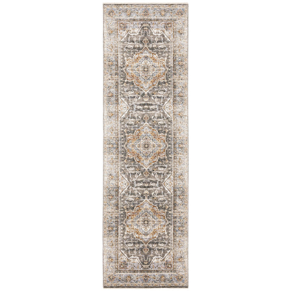 Oriental Weavers Maharaja Elegant Indoor Area Rug – Luxurious Softness And Timeless Design For Your Home Décor Grey,Blue Polyester M1803x068235st