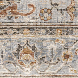 Oriental Weavers Maharaja Grey/Blue Indoor Area Rug - Luxurious Softness And Timeless Design For Elegant Spaces Grey,Blue Polyester M1803x240rdst