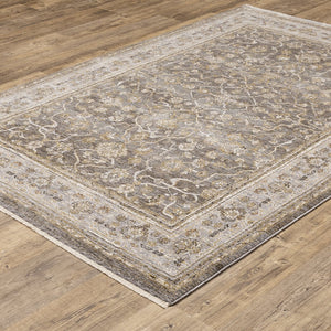 Oriental Weavers Maharaja Elegant Indoor Area Rug - Luxuriously Soft, Sophisticated Design For Classic Home Decor Beige,Grey Polyester M040m1060092st