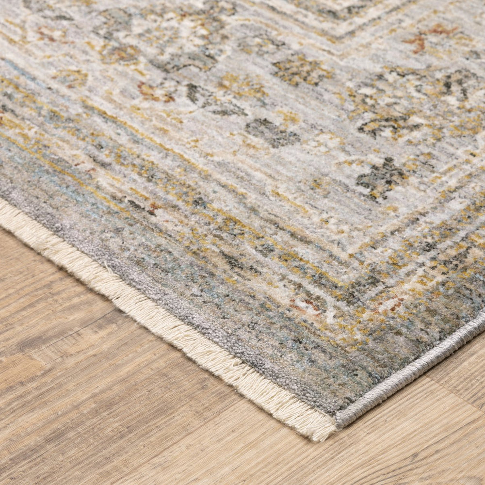 Oriental Weavers Maharaja Elegant Indoor Area Rug - Luxuriously Soft, Sophisticated Design For Classic Home Decor Beige,Grey Polyester M040m1068235st