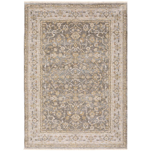Oriental Weavers Maharaja Elegant Indoor Area Rug - Luxuriously Soft, Sophisticated Design For Classic Home Decor Beige,Grey Polyester M040m1060092st