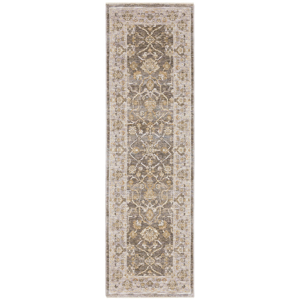 Oriental Weavers Maharaja Elegant Indoor Area Rug - Luxuriously Soft, Sophisticated Design For Classic Home Decor Beige,Grey Polyester M040m1068235st