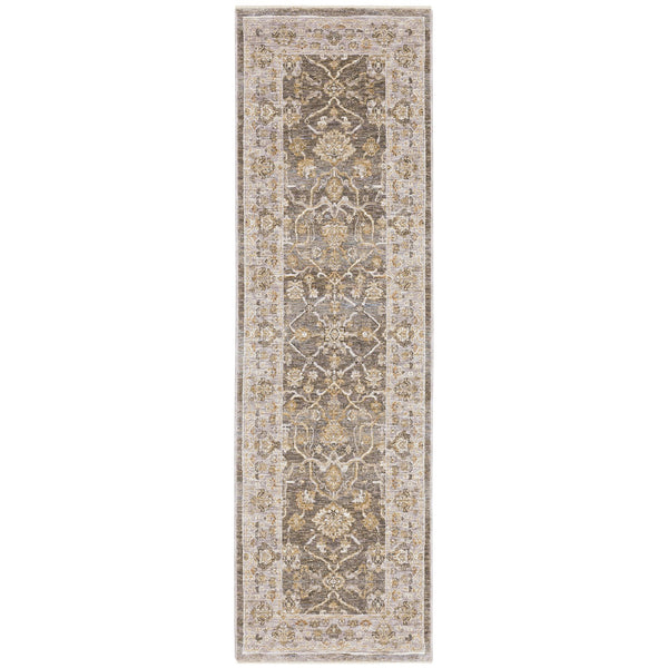 Oriental Weavers Maharaja Elegant Indoor Area Rug - Luxuriously Soft, Sophisticated Design For Classic Home Decor Beige,Grey Polyester M040m1068235st